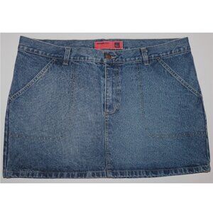 Mossissue Mossimo Blue Jean Denim Skirt Size 19